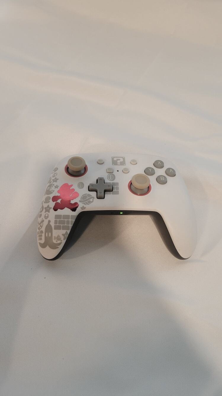 PowerA Enhanced Wireless Nintendo Switch Controller Super Mario White Wireless